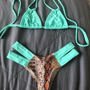 Snakeskin Montce Bikini XS